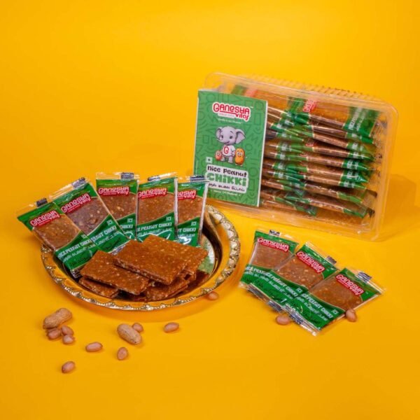 Nice Peanut Chikki 20 pcs Tray - Image 3
