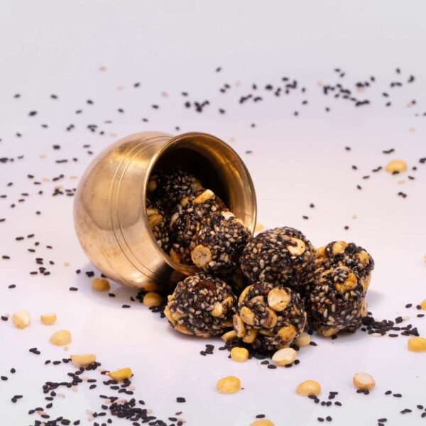 Mini Black Sesame Chikki Balls 70g - Image 2