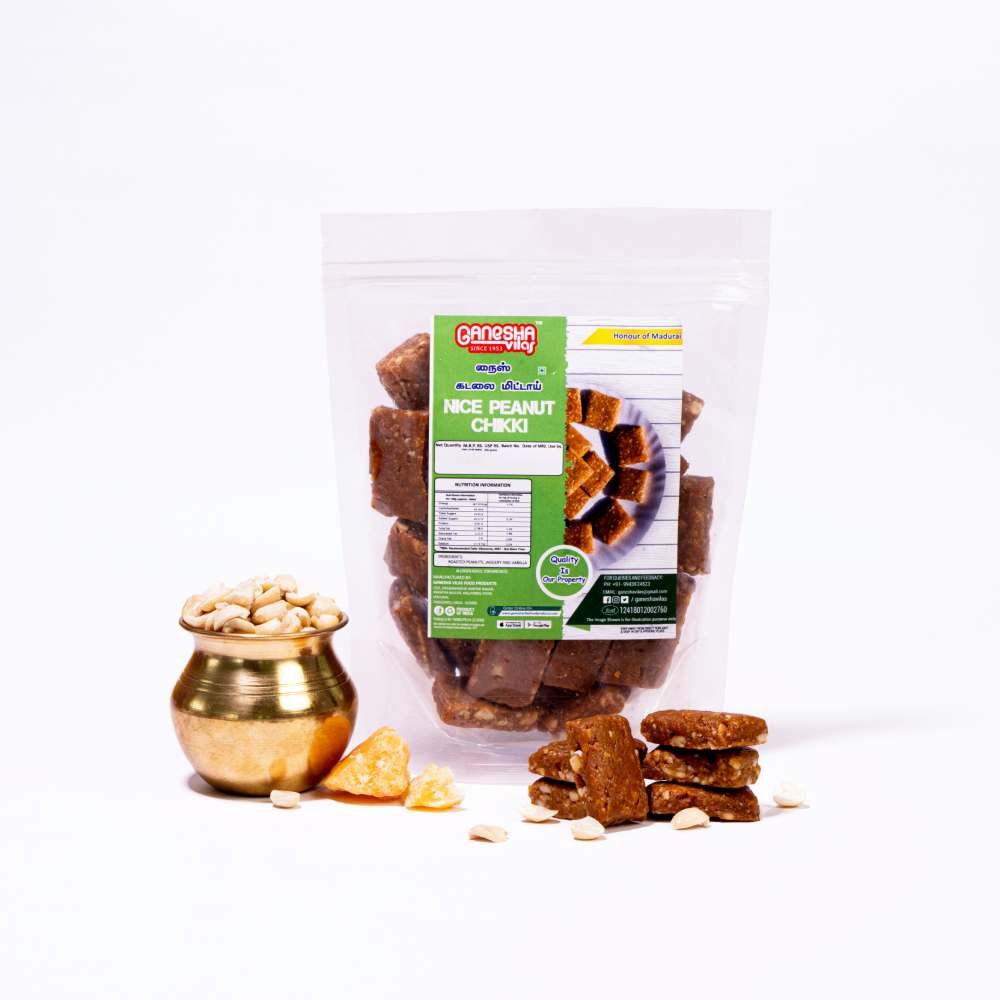 Nice Peanut Chikki Chunks 200g
