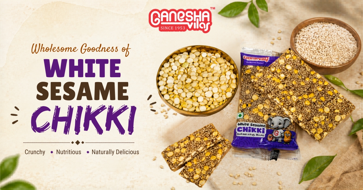 white sesame chikki in madurai