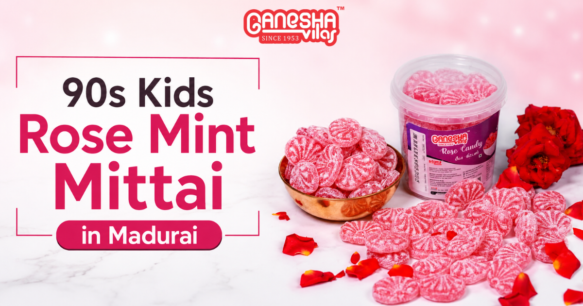 Relive Your Childhood with 90s Kids Rose Mint Mittai in Madurai 2 90s kids rose mint mittai madurai